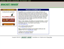 Tablet Screenshot of bracketmaker.com